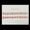 RosiFoxi Nails 24 Pieces Handmade Nail Tips, Medium Short, Oval,