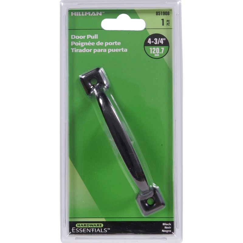 The Hillman Group Hardware Essentials 851908 Black Screen Door Pull