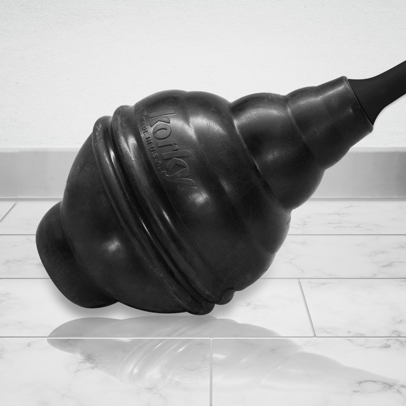 Korky BeehiveMAX Hideaway - Heavy Duty Toilet Plunger with Holder