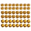 SHMTOOL 48PCS Gold Engine Bolt Cap Cover Kit Aluminum for
