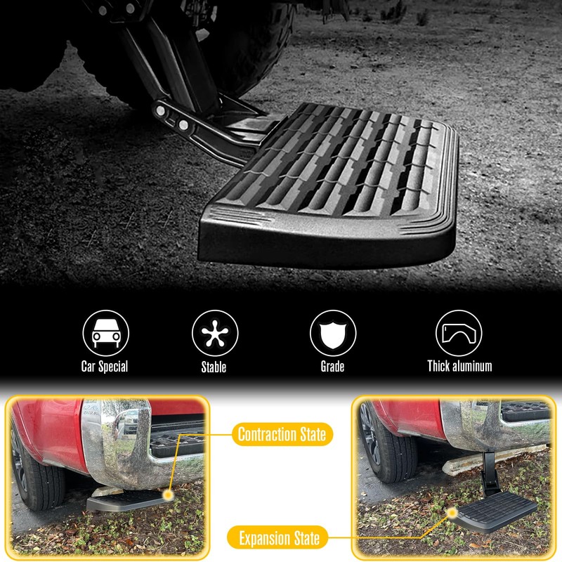 Rear Bed Step Tailgate Bedstep Fit for Toyota Tundra 2022