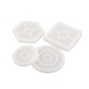 8 Pcs Silicone Coaster Molds Silicone Epoxy Resin Coaster Casting