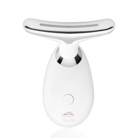 ETA Fenite Neck and Face Massager I Against Wrinkles I 3 Modes I Electroplated Heat - Phototeraphy I Micro Vibration I LED Display