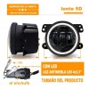 Focos Lupu 5x7 H4 Led Blanco Frío Para Auto/camioneta