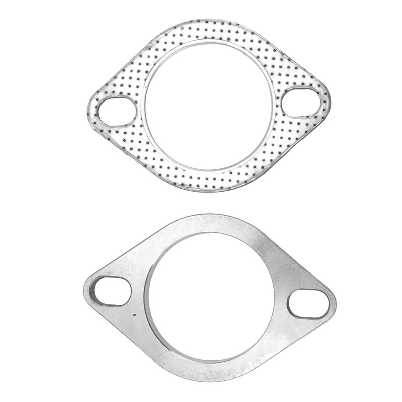 2PCS 2 Bolt 2.5in Exhaust Flange Connection Kit Stainless Steel