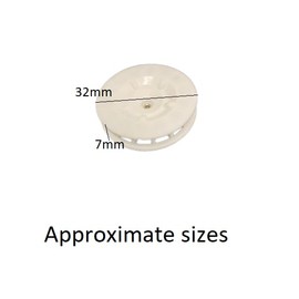 Blindspares spare pull-out cog wheel for roman blind, safety breakaway RM1047