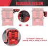 Folding Packout Mount Compatible with Milwaukee Packout Toolbox,Side Storage for