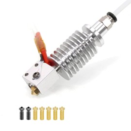 iMetrx Kobra Max/Kobra Plus/Vyper Hotend Hotend 24V V5 J-Head with 7 Pieces Volcano Nozzle for Anycubic Vyper/Kobra Max/Kobra Plus Hotend 3D Printer Accessories Upgrades