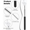 KGDUYC Set of 4 Extendable Pointer Sticks, Telescopic Teacher Pointer,