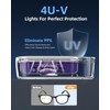 KUNPHY Ultrasonic Jewelry Cleaner, 400ml Sonic Cleaner for Rings, Glasses