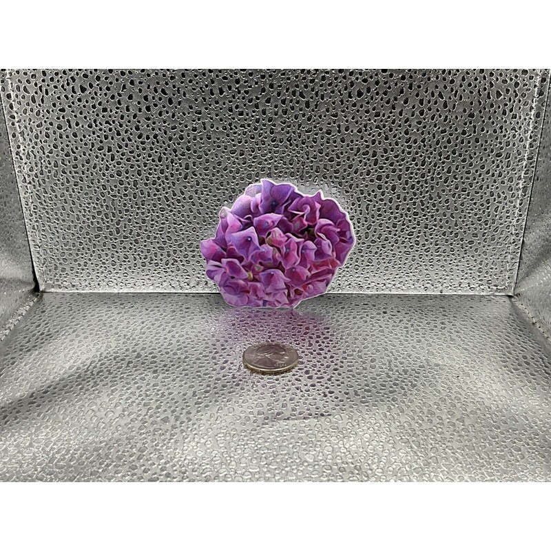 Unbranded HYDRANGEA FLOWER WATERPROOF VINYL STICKERS/DECAL