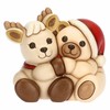 THUN Couple Teddy and Reindeer Hugging