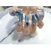❣️High quality ✨Winter sea parts nail tips✨ - Short ballerina