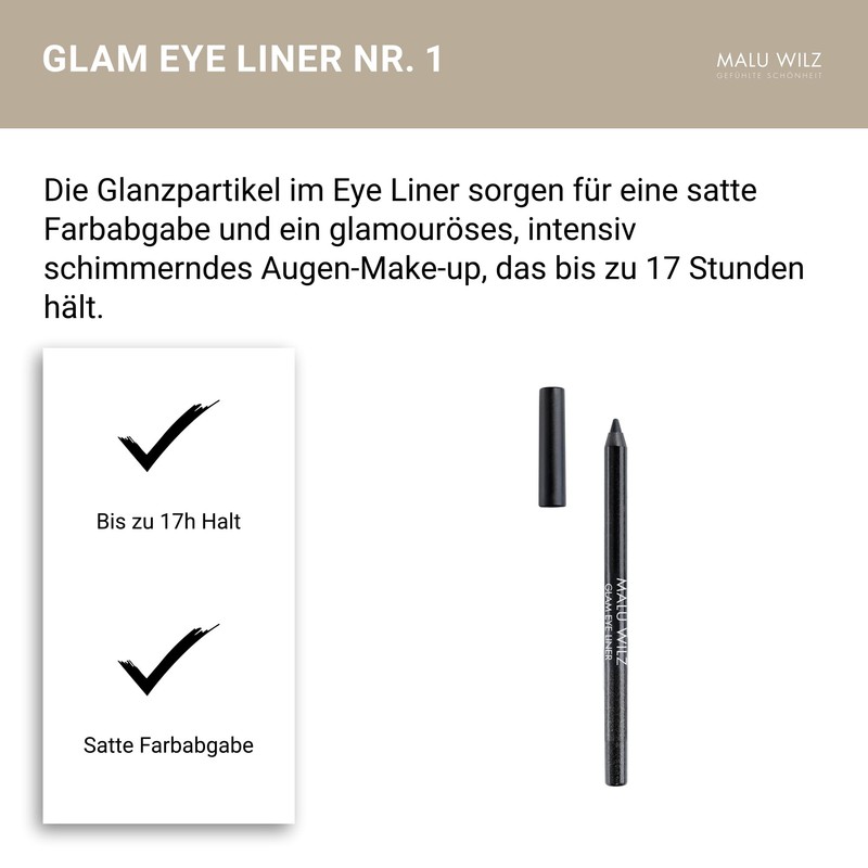 Malu Wilz Glam Eye Liner Smudge-proof Eye Contour Pen with