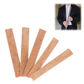 Saxophone Cork, Clarinet Cork, Universal Saxophone Neck Cork, Clarinet Instrument Accessories, for Soprano, Tenor, Alto Saxophone Parts Instrument Replacement, Woodwind Instrument Pads, Pack of 5