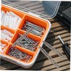 jojofuny 2pcs Mini Titanium Alloy Tweezers for Outdoor Activities Precision