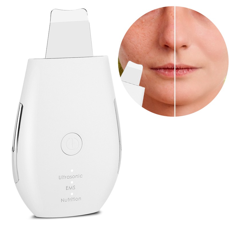 Household Ultrasonic Skin Scrubber EMS MicroCurrent Blackhead Removal Face Pore