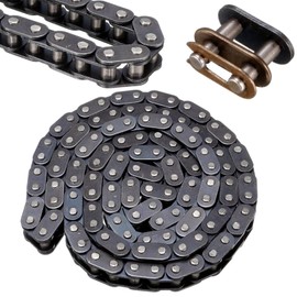 NIYATA Pocket Bike Chain, T8F Chain Belt 116 Links with Buckle Link, Chain Belt for 43CC 47CC 49CC Mini Moto ATV Quad Scooter Pocket Dirt Bike