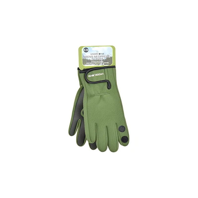 Mens Undercover Fishermans Neoprene Gloves GL640UCL Olive L/XL
