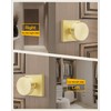 Goldenwarm Gold Dummy Door Knobs Interior, Brushed Gold Dummy Door