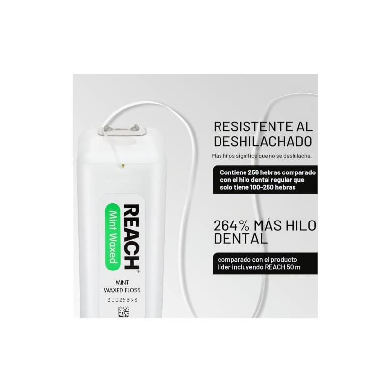 Reach Mint Waxed Floss, 200 Yd Pack of 1