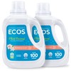 ECOS Laundry Detergent Liquid, 200 Loads - Dermatologist Tested Laundry