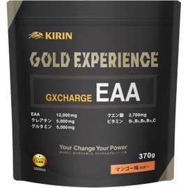 キリン EAA ゴールドエクスペリエンス GXCHARGE 370g マンゴー味 粉末 グルタミン クレアチン クエン酸 プラズマ乳酸菌 必須アミノ酸8種配合