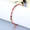 CiNily Adjustable Tennis Bracelets for Women Rainobw Cubic Zirconia Bracelet