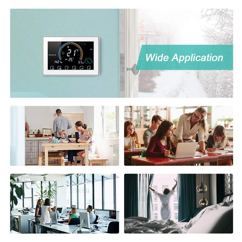Smart Thermostat, Wi-Fi Smart Programmable Thermostat 5+1+1 Six Periods Voice