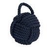 Blue Rope Knot Cotton Door Stop