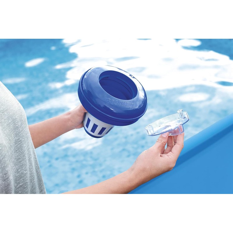 Bestway Flowclear Swimming Pool Test Kit, 6.5" Diameter, Easy Chemical