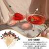 Coollooda Cocktail Picks, Fashionable, Bamboo Fruit Picks, Disposable Cocktail Pins,