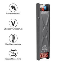 YAYZA! LED Transformer 12 V 60 W, IP20 LED Driver 230 V to 12 V 5 A DC, LED Power Supply 60 W DC Low Voltage LED Transformer Constant Voltage LED Driver for LED Lamps (The Dimming in Four Levels)