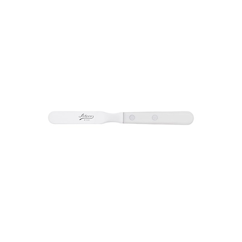 Ateco Straight 4-Inch Stainless Steel Blade, Plastic Handle, Dishwasher Safe