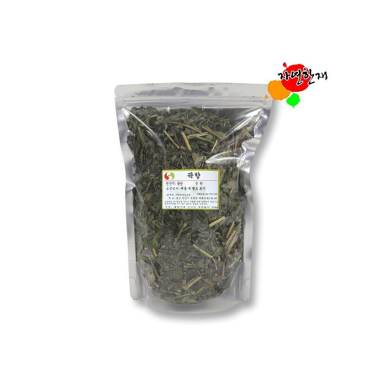 국산 곽향 100g 배초향 방아풀 Korean Aromatic Herb 100g Baechobokkeum