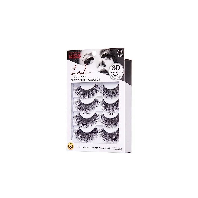 KISS Lash Couture Triple Push Up Collection - Paquete múltiple