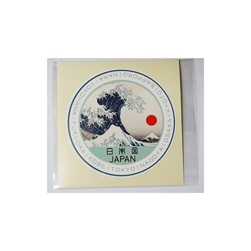 Japan Fuji Hinomaru Sticker Circle Shape:7cm