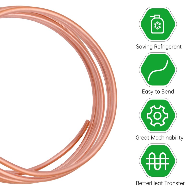 Copper Tube 9.52 x 1.7mm - Soft Copper Tube /