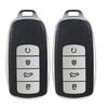 Car Key Covers 2Pcs Remote Key Fobs TPU Key Case