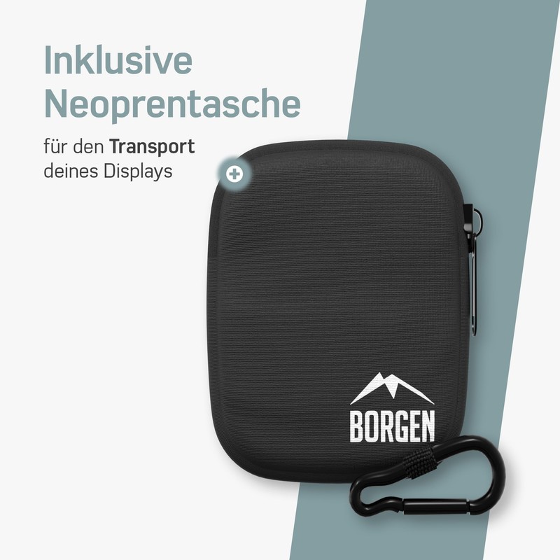 Borgen E-Bike Screen Protector for Bosch Intuvia 100 Display –