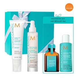 Moroccan Oil (P) Scalp Essential Set (Scalp Care Tonic 100ml Scrub 125ml) + Sham / 모로칸오일(P) 스칼프에센셜 세트(두피케어 토닉100ml스크럽125ml)+ 샴