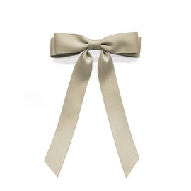 Bownita Girls' Handmade Ballerina Clips, Premium Matte Ribbon, CLIP PARIS Strong Hold Grip (Pearl Bush)