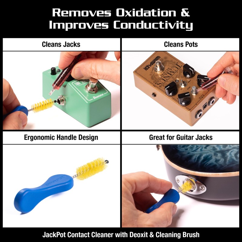 MusicNomad 12 pc. Guitar Pedal Cleaning and Care Kit for