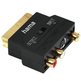 Hama SVHS + 3 Phono SCART, Switchable