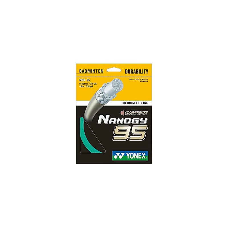 YONEX Nanogy 95 Badminton String (Blue Green)