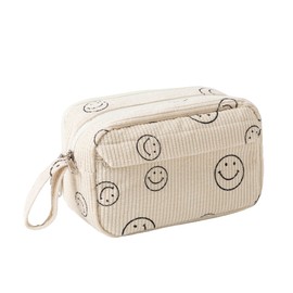 Big Capacity Pencil Case Pouch Pen Case Stationery Bag School College Office Organizer for Teens Girls Adults Student Kids (B-Beige)