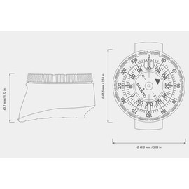 SUUNTO Unisex - Adult Sk-8 Swim Computer, Black, One Size