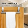 Retractable Towel Rack, Stainless Steel Double and Single Bar Bedroom
