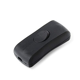 edi-tronic Cord Switch Black 2A 250V Cord Switch Lamp Switch