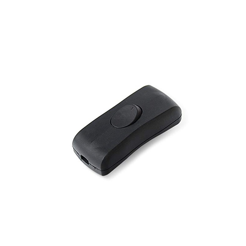 edi-tronic Cord Switch Black 2A 250V Cord Switch Lamp Switch